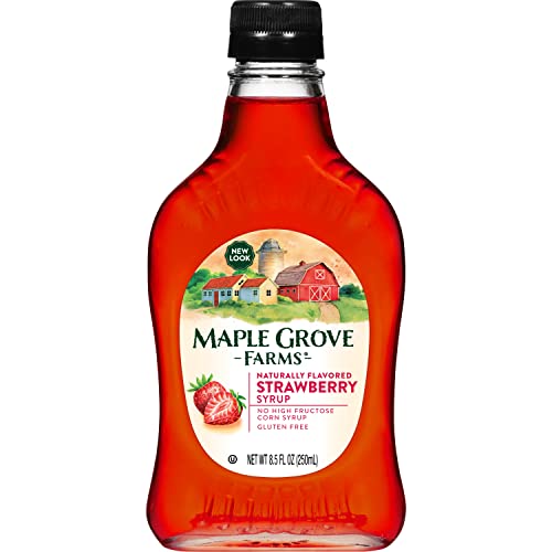 Maple Grove Farms Strawberry Flavored Syrup, 8.5 oz