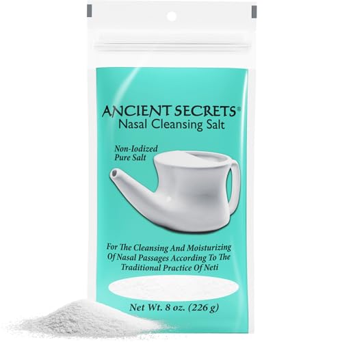 Ancient Secrets Neti Pot Nasal Cleansing Salt, 8 oz