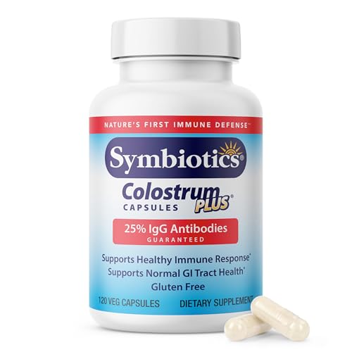 Symbiotics Colostrum Vegetable Capsules, 120 Count