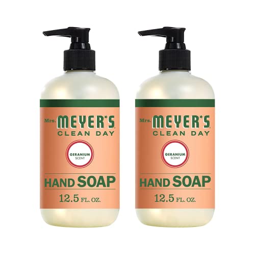 Liquid Hand Soap, Geranium, 12.5 oz (Pack of 2)