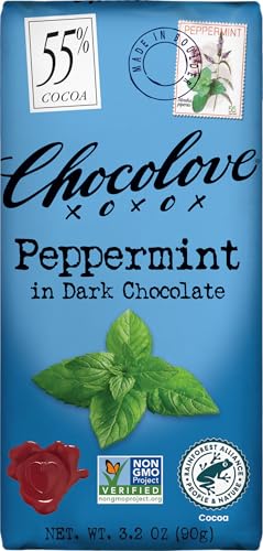 Chocolove Peppermint in Dark Chocolate Bar, 3.2 oz