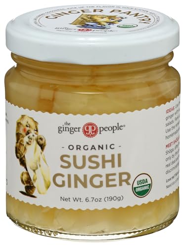 The Ginger People Organic Pickled Sushi Ginger, 6.7 oz