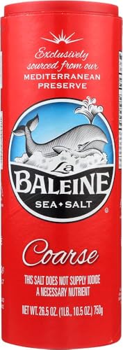 La Baleine Coarse Sea Salt Canister, 26.5 oz