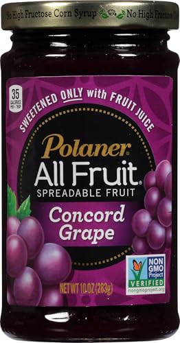Polaner All Fruit Spreadable Fruit, Grape, 10 oz