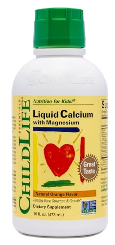 ChildLife Essentials Liquid Calcium Supplement for Kids, 16 fl oz
