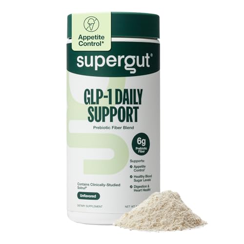 Supergut GLP1 Daily Support High Fiber Powder, 20 Servings