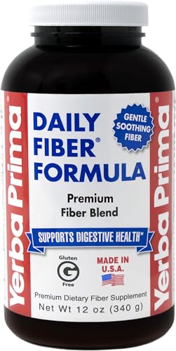 Yerba Prima Daily Fiber Formula Powder, 12 oz