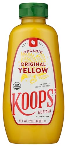 Koops' Organic Yellow Mustard, 12 oz
