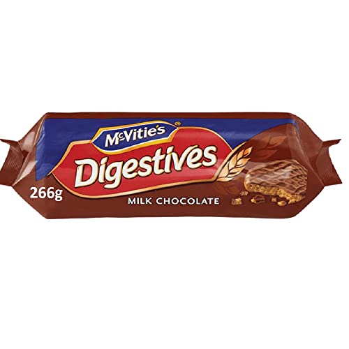 McVitie's Milk Chocolate Digestives, 266 g (Pack of 4)