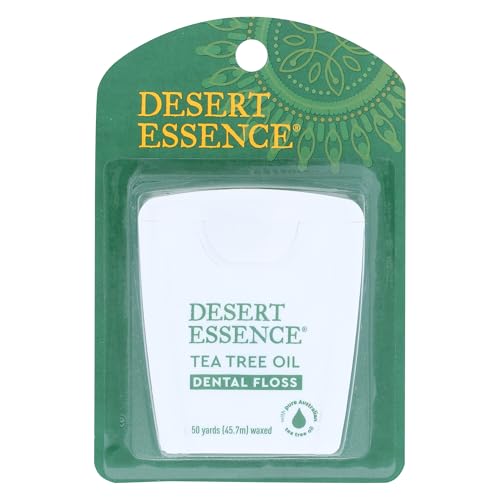 Desert Essence Tea Tree Oil Dental Floss, 50 yd