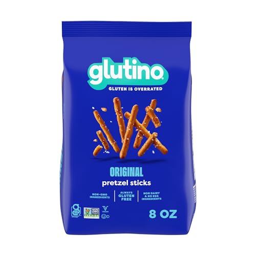 Glutino Gluten-Free Lightly Salted Pretzel Sticks, 8 oz