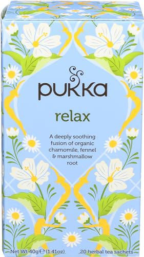 Pukka Herbal Relax Organic Tea, 20 Count