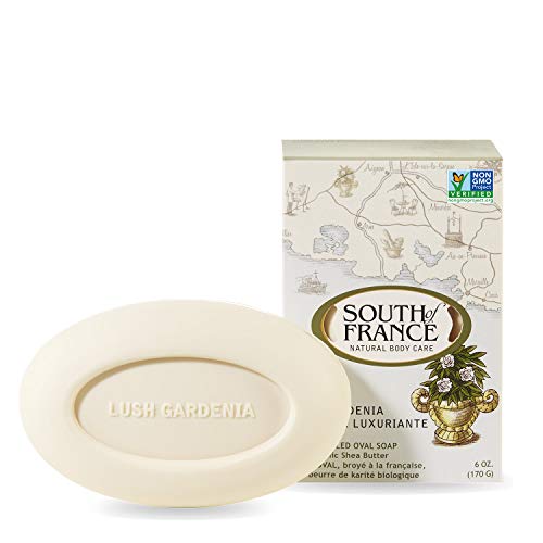 South of France Lush Gardenia Soap Bar, 6 oz