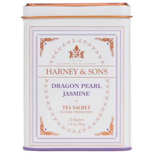 Harney & Sons Dragon Pearl Jasmine Tea, 20 Count