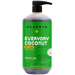 Alaffia EveryDay Coconut Body Wash, Coconut Lime, 32 oz