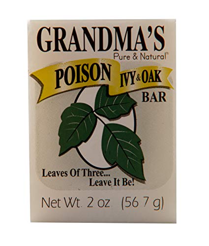 Grandma's Poison Ivy Soap Bar with Jewelweed and Colloidal Oatmeal, 2 oz