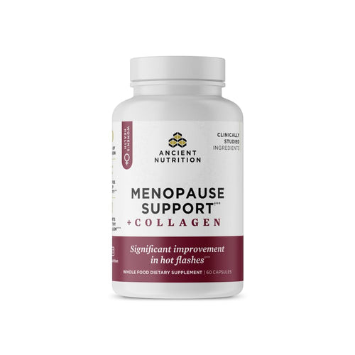 Ancient Nutrition Menopause Support + Hydrolyzed Collagen Peptides Capsules