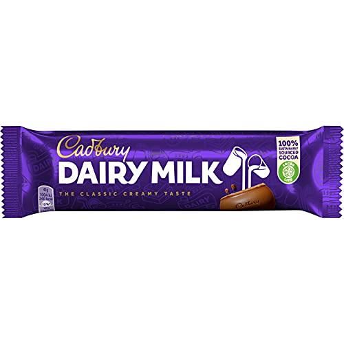 Cadbury Dairy Milk Chocolate Bars, 1.58 oz (Pack of 12)
