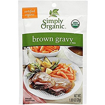 Simply Organic Brown Gravy Mix, 1 oz (Pack of 3)