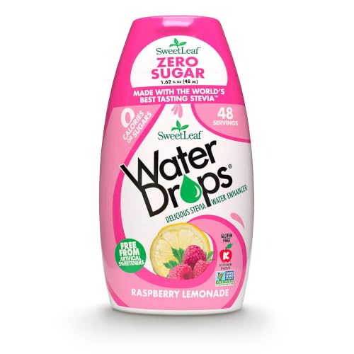 SweetLeaf Water Flavoring Drops, Raspberry Lemonade, 1.62 fl oz