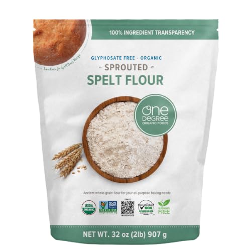 One Degree Organics Sprouted Spelt Flour, 32 oz
