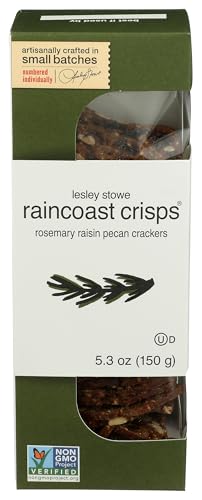 Raincoast Crisps, Rosemary Raisin Pecan, 5.3 oz