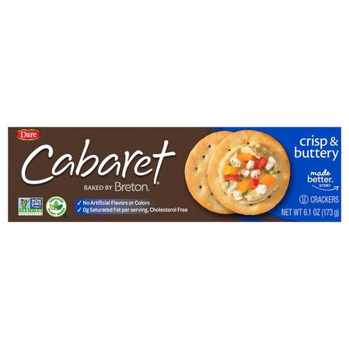 Dare Cabaret Crisp and Buttery Crackers, 6.1 oz