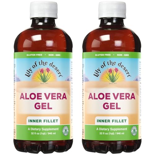Lily of the Desert Aloe Vera Gel, Inner Fillet, 32 fl oz (Pack of 2)