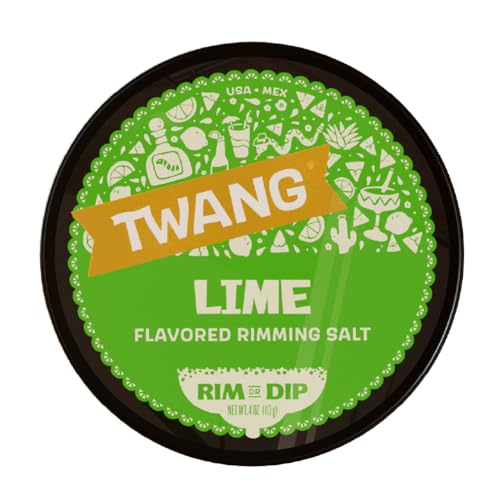 Twang Lime Flavored Salt Rimmer, 4 oz