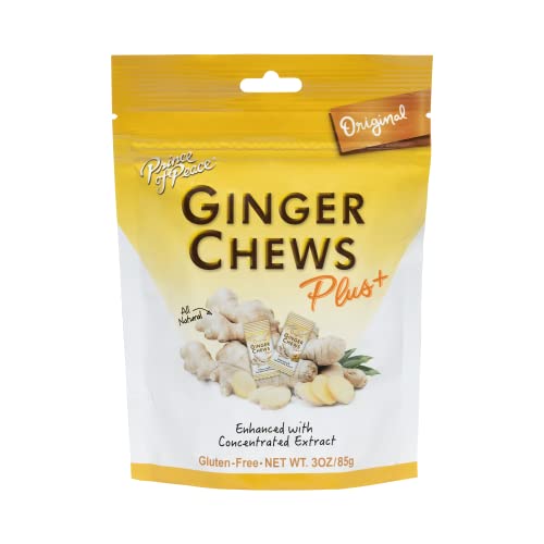 Prince of Peace Ginger Chew Plus+ Original, 3 oz Bag