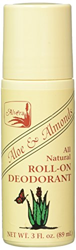 Alvera Aloe Almond Roll-On Deodorant (Pack of 6)