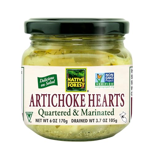 Native Forest Quartered & Marinated Artichoke Hearts, 6 oz (Pack of 6)
