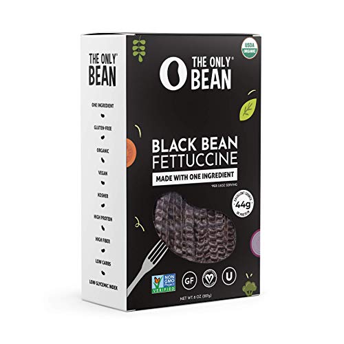 The Only Bean Organic Black Bean Fettuccine Pasta, 8 oz