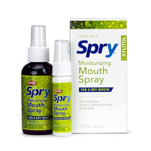 Spry Natural Xylitol All Day Dry Mouth Spray, 4.5 fl oz