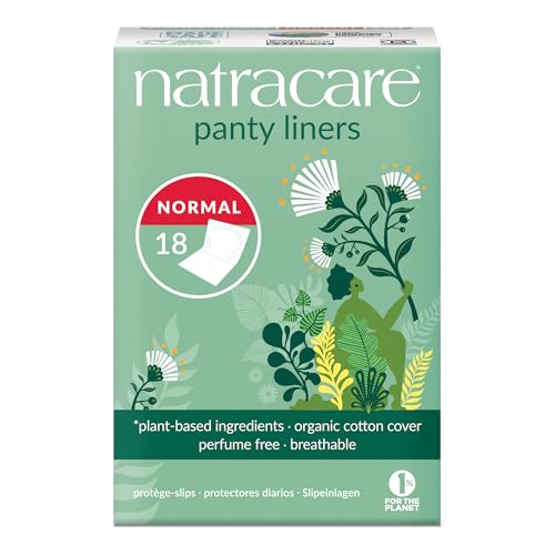 Natracare Natural Organic Normal Panty Liners, 18 Count