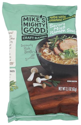 Mike's Mighty Good Miso Ramen Savory Pillow Pack, 2.1 oz