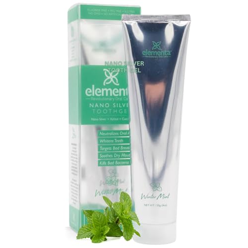 Elementa Silver Non-Foaming Toothpaste, Wintermint, 4 fl oz