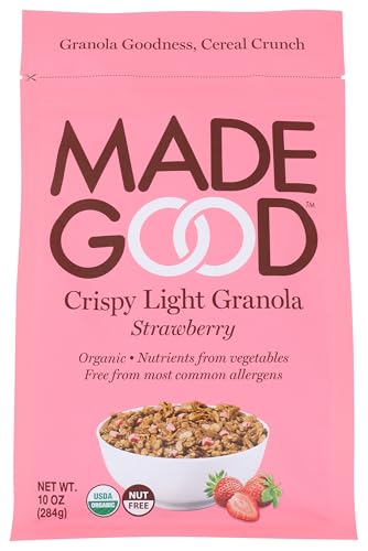 Made Good Crispy Light Granola, Strawberry, 10 oz
