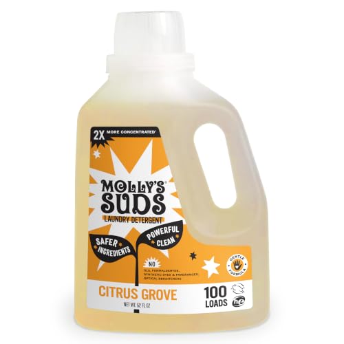 Molly's Suds Liquid Laundry Detergent, Citrus Grove, 100 Loads