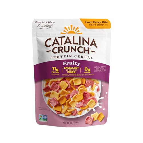 Catalina Crunch Protein Cereal, Fruity, 8 oz Bag