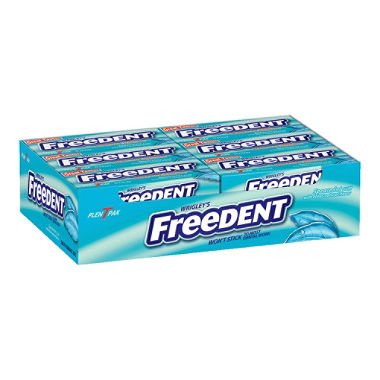 Freedent Spearmint Gum (Pack of 12)