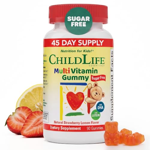 ChildLife Essentials Strawberry Multivitamin Gummies for Kids, 90 Count