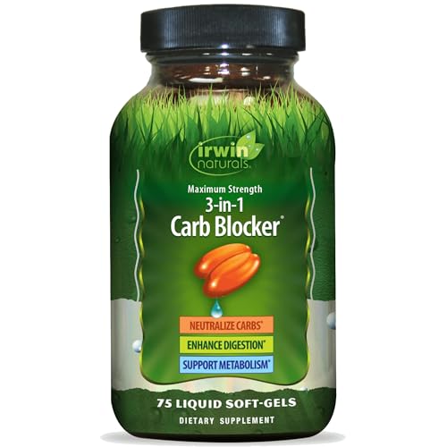Irwin Naturals 3-in-1 Carb Blocker, 75 Count
