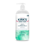 Kirk's Mint and Eucalyptus 3-in-1 Cleanser, Shampoo, Body Wash and Bubble Bath, 32 fl oz
