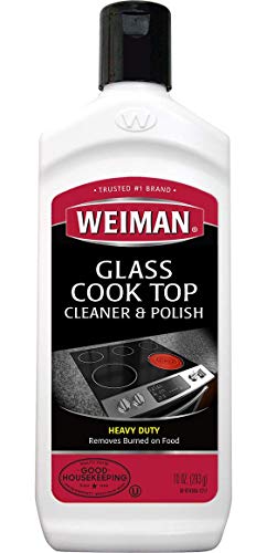 Weiman Glass Cooktop Heavy Duty Cleaner and Polish, 10 oz