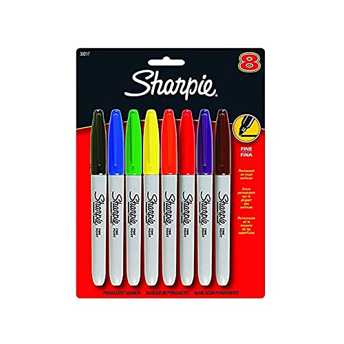 Sharpie Fine Point Markers, Assorted Colors