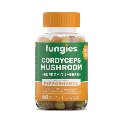 Fungies Cordyceps Mushroom Extract Gummies, 60 Count