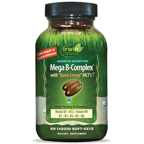 Irwin Naturals Quick Release B-12 Extra Cellular Energy Support, 60 Count