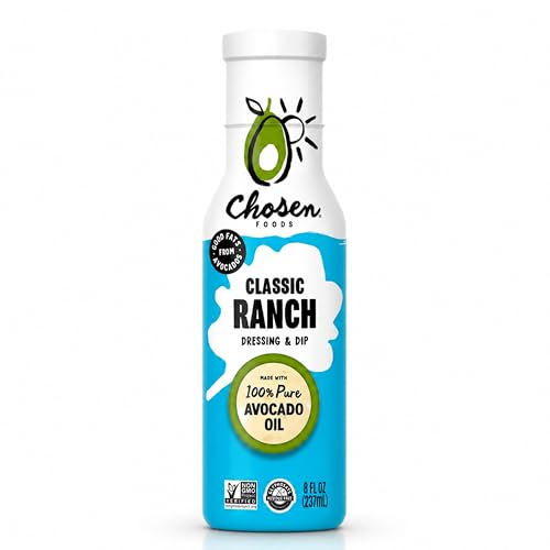 Chosen Foods Avocado Oil-Based Ranch Dressing and Marinade, 8 oz