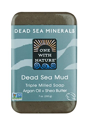 One With Nature Dead Sea Mud Soap Bar, 7 oz